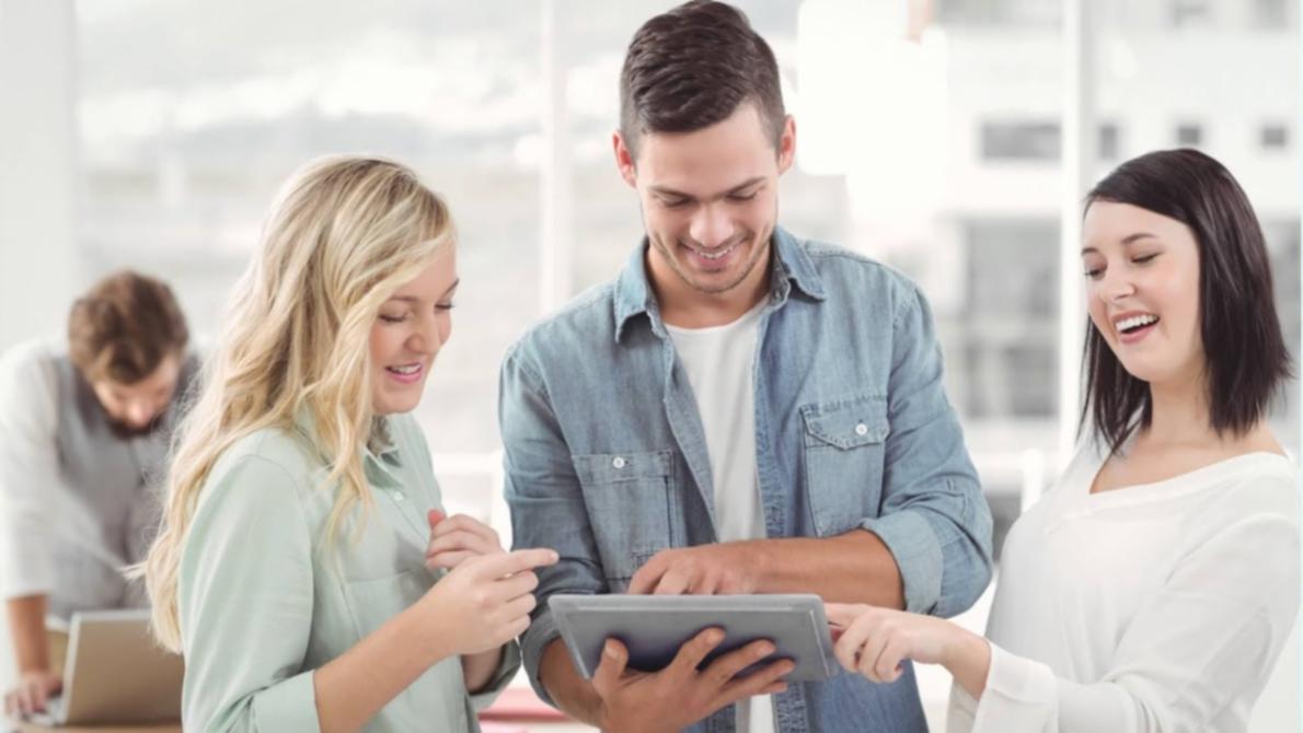 Digital library access showing various financial resources and guides